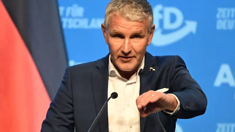 Höcke Labels Protesters 'Soul-Wounded' Amidst Mass AfD Conference Protests