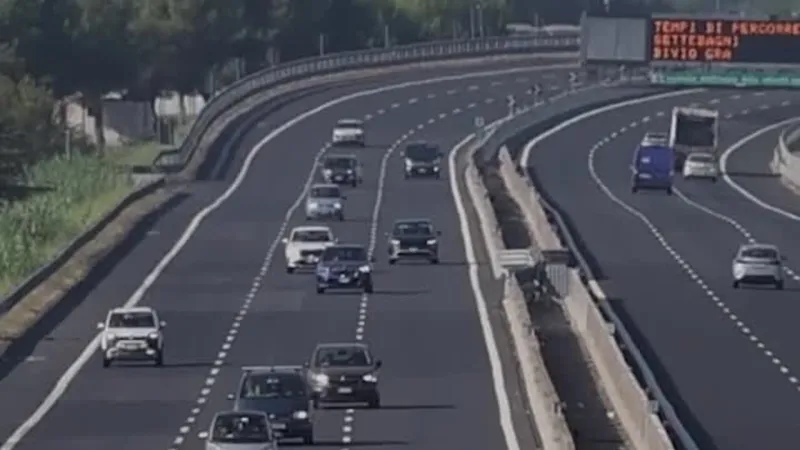 Italy Braces for August Exodus, Roads Marked Black Dot Saturday