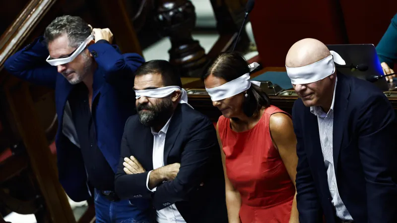 Italy's Center-Right Blocks Delmastro Chat Access Amid Opposition Fury