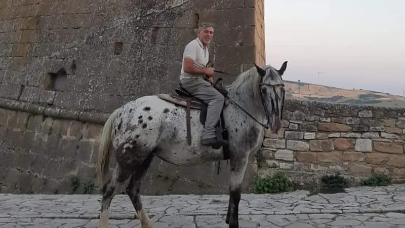 Soaring Costs: Italian Man Trades Car for Horse on Daily Commute