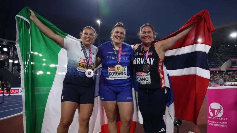 Fantini Clinches Silver at European Athletics Hammer Throw