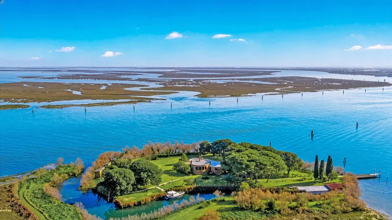 Venice Lagoon Island with Historic Napoleonic Fort Listed for Sale