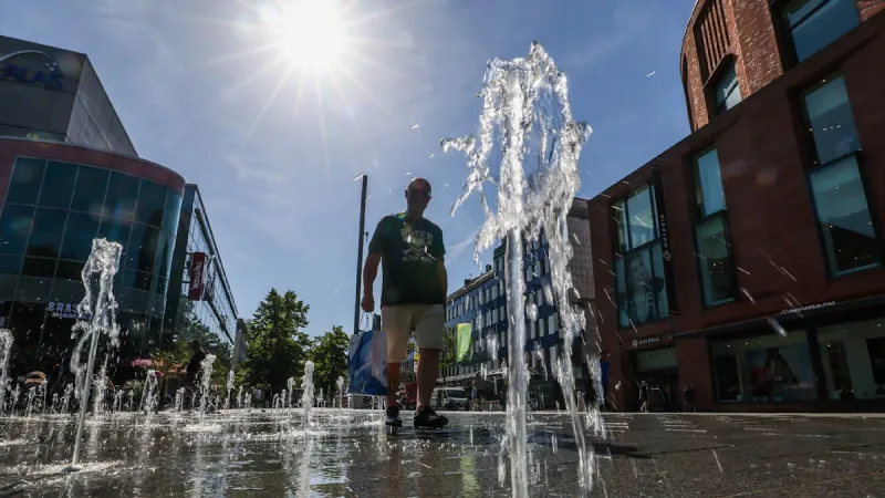 Extreme 41-Degree Heat: Germans Grapple with Strain, Event Cancellations