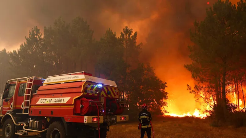 Southern France Wildfires Shorten Tour De France Final Stage