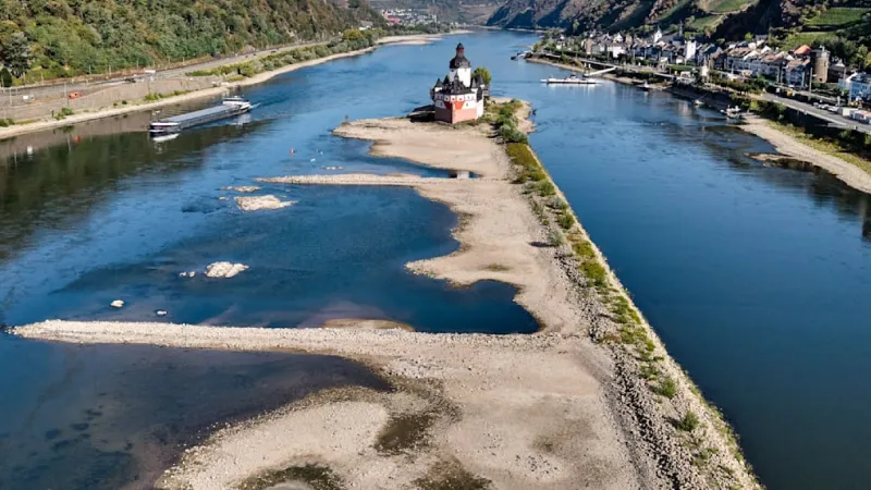 Rhine's Historic Lows Force Production Cuts, Threaten German Supply Chains