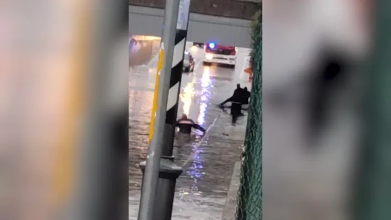 Flooded Underpass Claims Woman's Life in Latisana; Rescuer Hospitalized