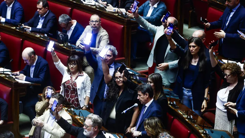 Italy's Chamber Denies Delmastro Chat Access, Sparking Intense Parliamentary Uproar