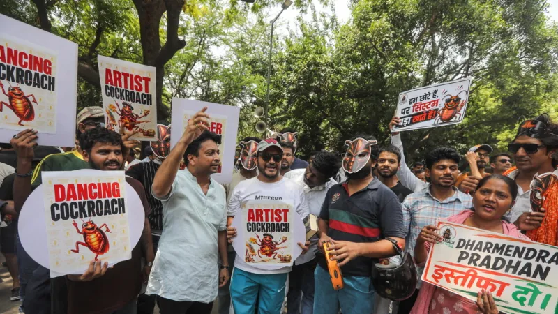 India's Cockroach Party Challenges Modi, Demands Education Minister's Resignation