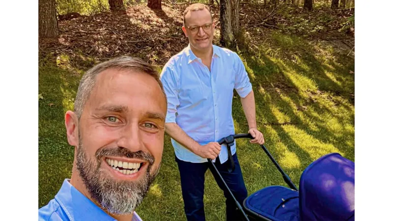German Minister Spahn's Baby Birth Incites Ethics Debate, CDU Calls for Ouster