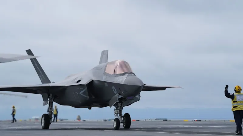 British F-35 Jets Intercept Russian Warplane Near Carrier Off Iceland