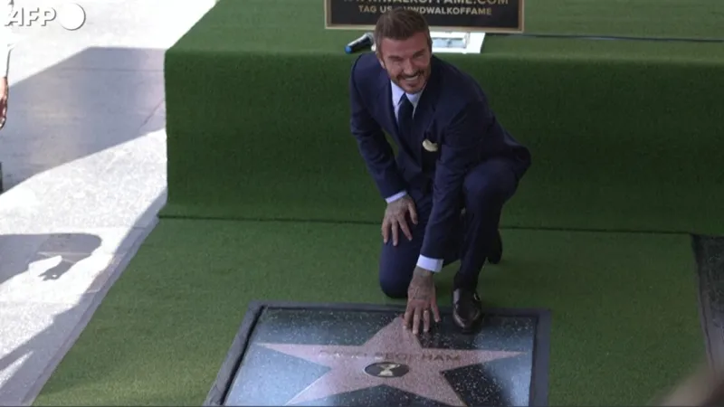 Beckham Immortalized: Walk of Fame Star Honors Global Icon