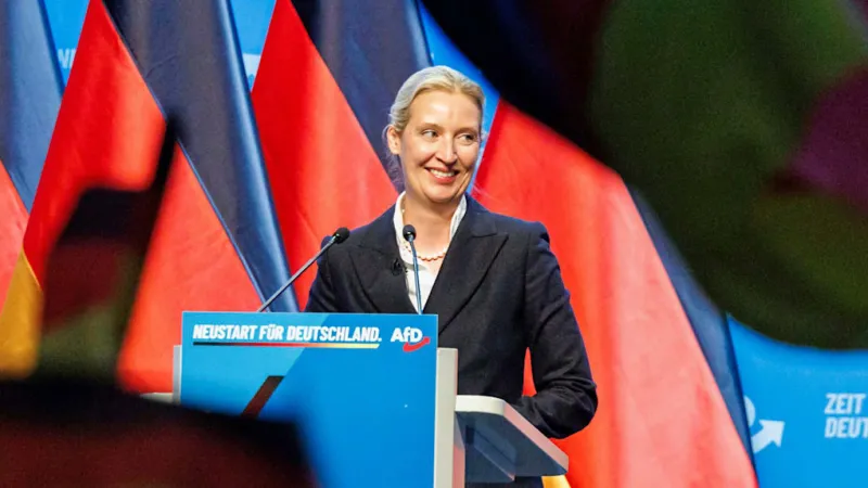 Weidel Rejects CDU Coalition Amidst Massive Anti-AfD Protests in Erfurt