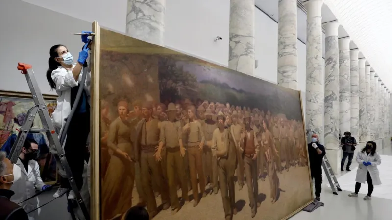 Italy Advances Iconic Labor Painting the Fourth Estate for UNESCO Nod