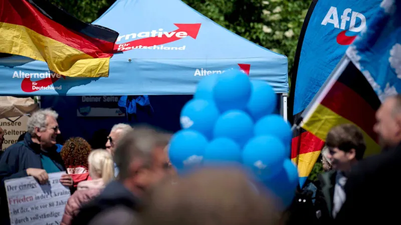 Nine Injured As AfD Rally Targeted by Caustic Liquid