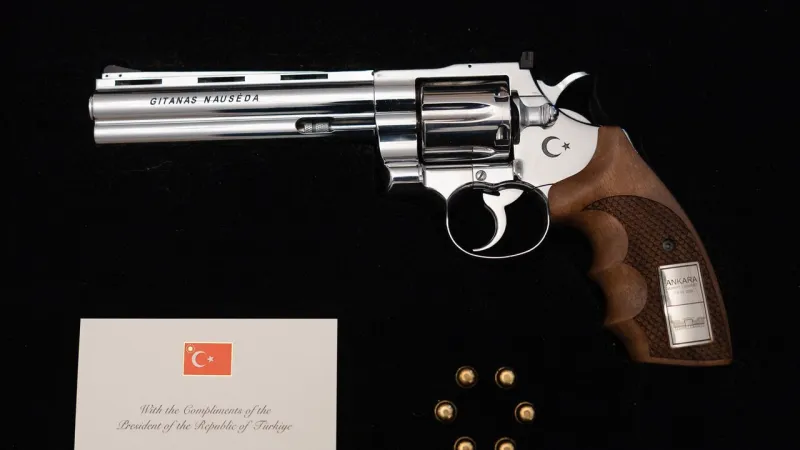 Erdogan's Pistol Gifts Disconcert NATO Leaders, Prompt Varied Protocol