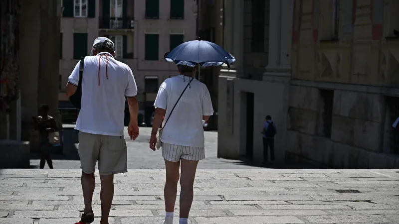 Deadly Heatwave Claims Two Elderly in Genoa; Red Alerts Expand Across Europe