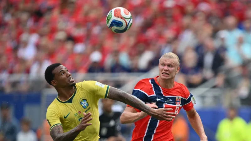 Haaland Inflicts World Cup Heartbreak on Ancelotti's Brazil with Brace