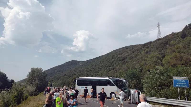 Deadly Multi-Vehicle Pileup on Terni-Rieti Highway Leaves Five Dead