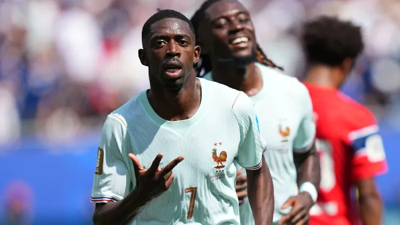 Dembeles Historic Hat-Trick Propels France to World Cup Group Victory