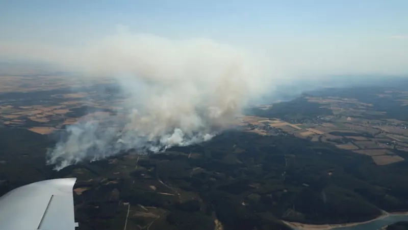 Devastating Eifel Wildfire Uncontained; Evacuations Ordered in German Region