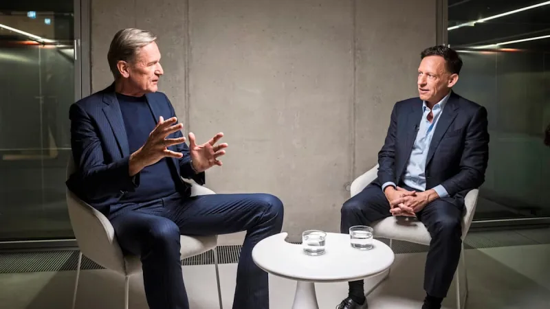 Thiel and Döpfner: Tech Titan Reflects on Future Post-Award