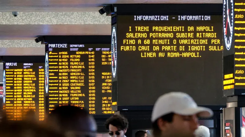 Sabotage Disrupts Italy's Naples-Rome High-Speed Rail
