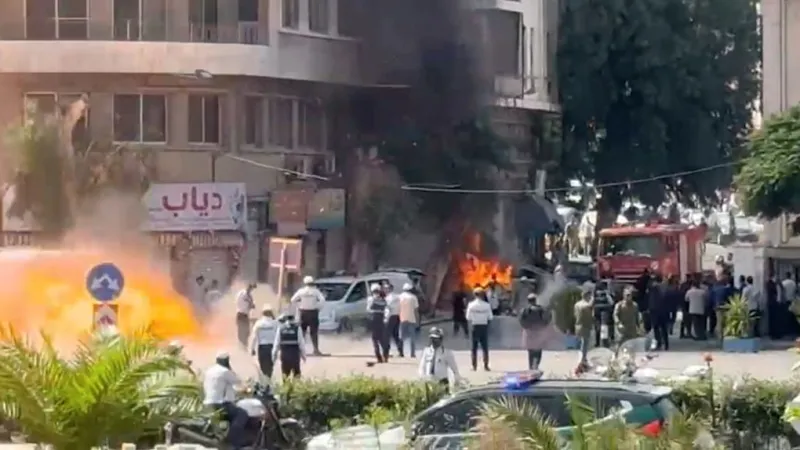 Macron's Damascus Visit Marred by Explosions Near Hotel