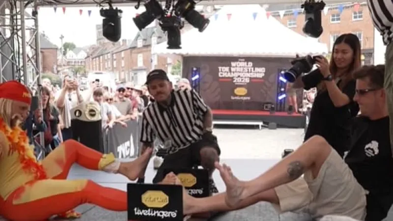England Triumphs in Toe Wrestling World Championship, Eyes Global Future
