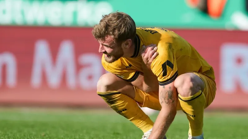 Dynamo Dresden Defender Fights for Life After Brain Hemorrhage