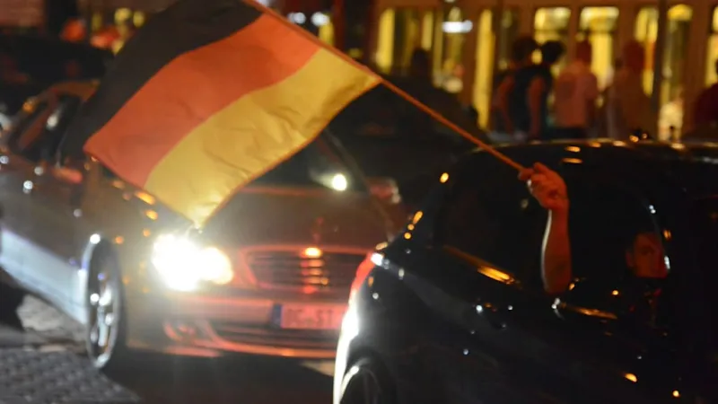 World Cup Victory Celebration Erupts Into Street Brawl in Bielefeld