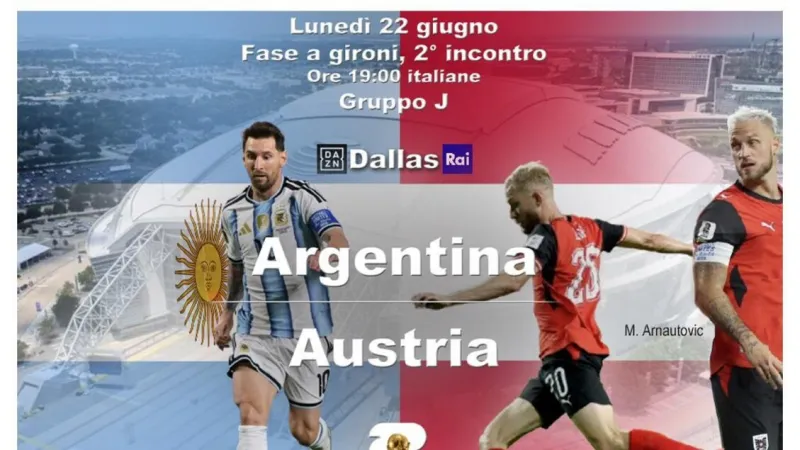 Argentina, Austria Clash in Dallas: World Cup Echoes Maradona’s 1994 Absence
