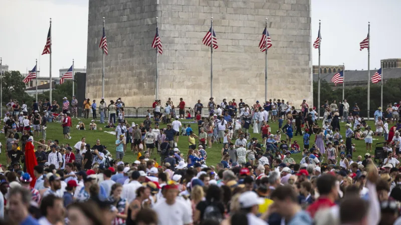 Washington's July Fourth Event Evacuated Amid Storm Threat; Trump Vows Speech