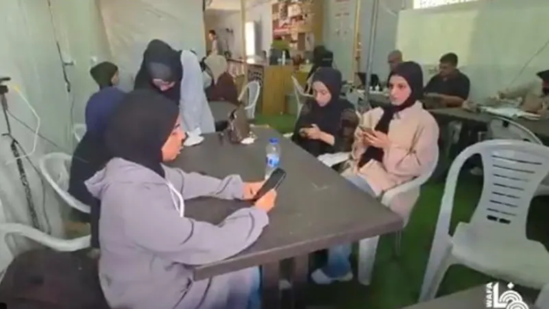 Gaza Students Confront Exams Amidst Rubble, Seek Wi-Fi Lifeline