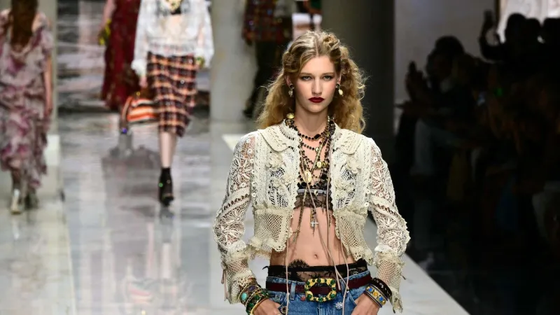 Dolce & Gabbana Electrifies Milan with Spring/Summer 2027 Collection