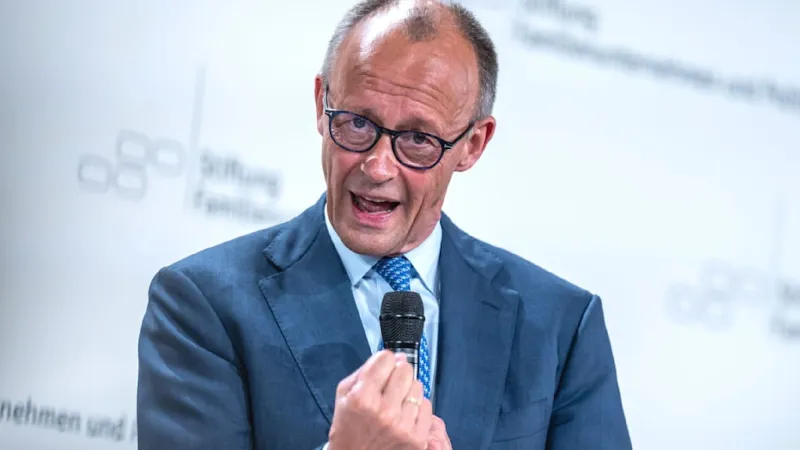 Merz Pitches German Economic Miracle to Wary Entrepreneurs