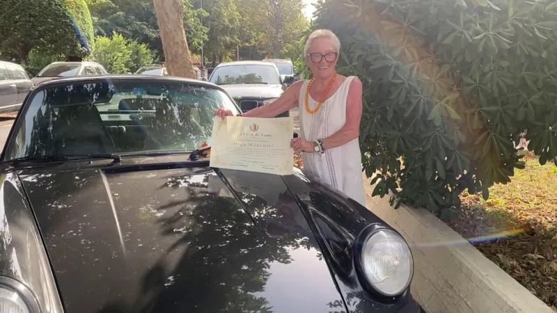 Octogenarian Italian Drives to Arctic Lapland, Inspiring Global Adventure