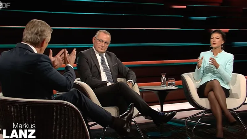Wagenknecht Fury Erupts Over Lanz Confrontation on AfD Stance, Past