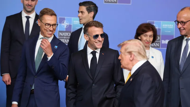 Trump Slams Italy, NATO; Macron Pledges Ukraine Drills