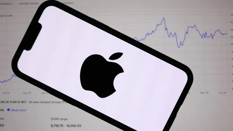 Apple Approaches $5 Trillion Valuation, Trails Only AI Titan Nvidia