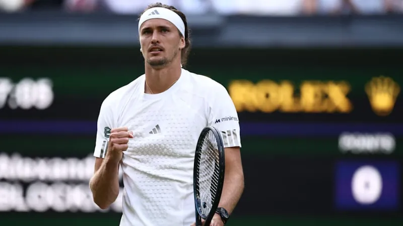 French Open Champion Zverev Navigates Wimbledon Opener After Scare