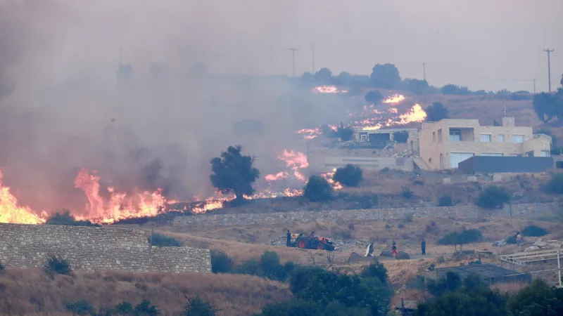 Wind Fuels Crete Inferno: 8,000 Evacuated As Fires Rage