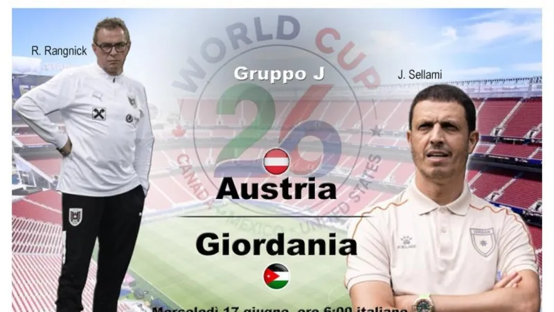 Austria, Jordan Ignite World Cup Group J in Early Showdown