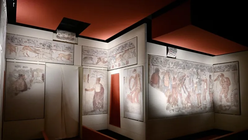 Ancient Etruscan Masterpiece: Tomba Francois Frescoes Unveiled in Rome