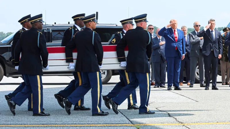 Trump Honors Fallen As Iran Conflict Deepens, Domestic Pressure Mounts