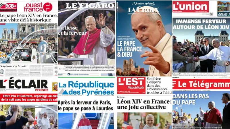 Pope Leo XIV Captivates Paris, French Media Hails Papal Star