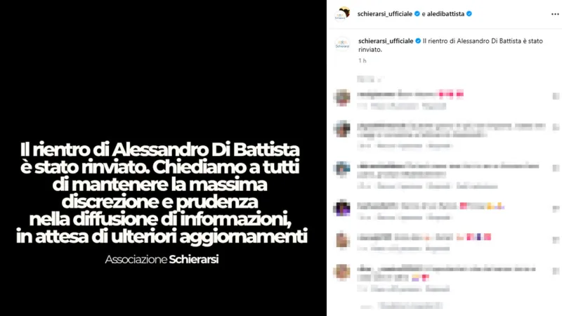 Alessandro Di Battista's Italy Return Delayed After Cuba Surgery