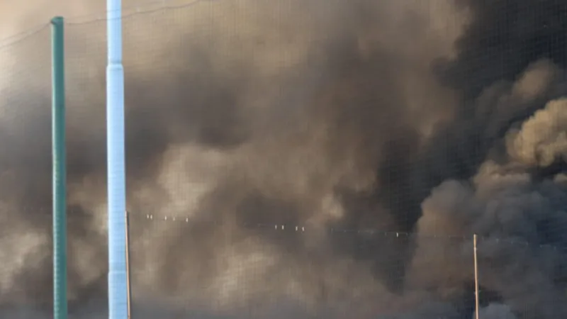Massive Milan Warehouse Fire Requires Complex Firefighting, No Injuries Reported
