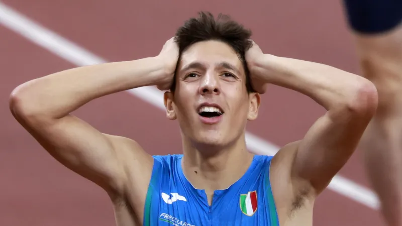 Pernici Claims Italian 800m Title, Proposes on Track to Roaring Crowd