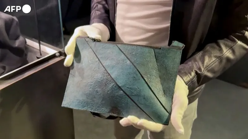 Ancient Predator's Legacy: T-Rex Leather Bag Heads to Paris Auction