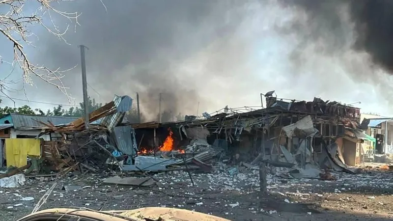 Moscow Under Drone Barrage While Deadly Russian Strikes Hit Kharkiv